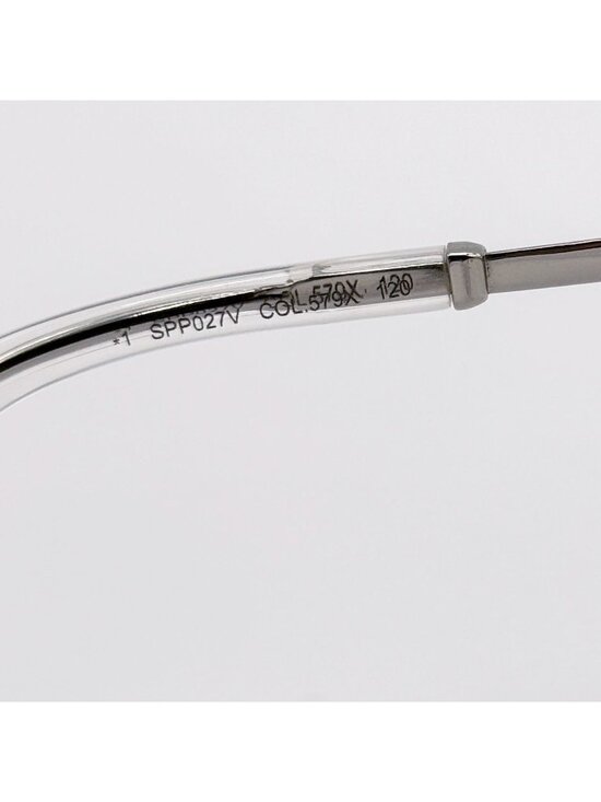 NEW PHILIPP PLEIN SUNGLASSES SPP027V 579X SILVER WOMEN EYEWEAR main image 4